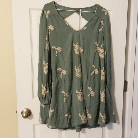 Green Dress by Free People - Picture 1 of 5